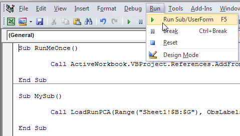 VBA automatisation