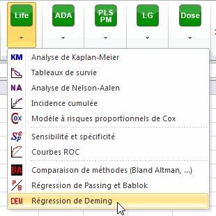 Menu deming